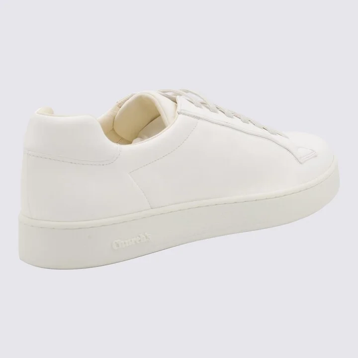 White Leather Ludlow Sneakers - Image 3