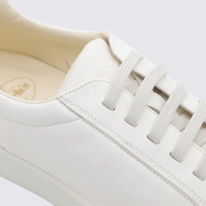 White Leather Ludlow Sneakers - Image 4