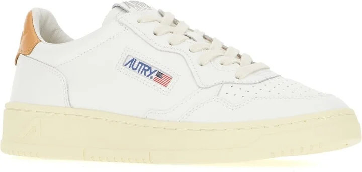 White Leather Medalist Sneakers - Image 2