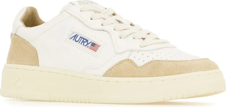 White Leather Medalist Sneakers - Image 2