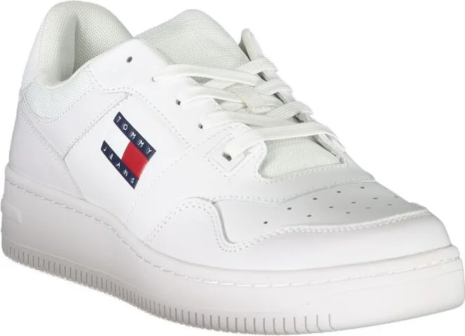 White Leather Men Men's Sneaker - Image 2
