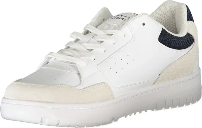 White Leather Men Men's Sneaker - Image 3