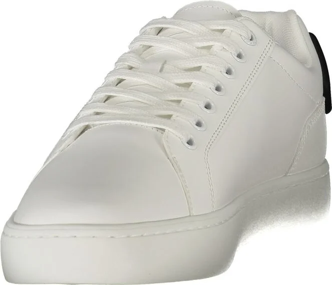 White Leather Men Men's Sneaker - Image 3
