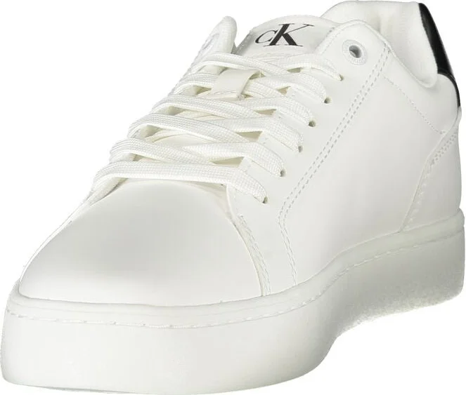 White Leather Men Men's Sneaker - Image 3