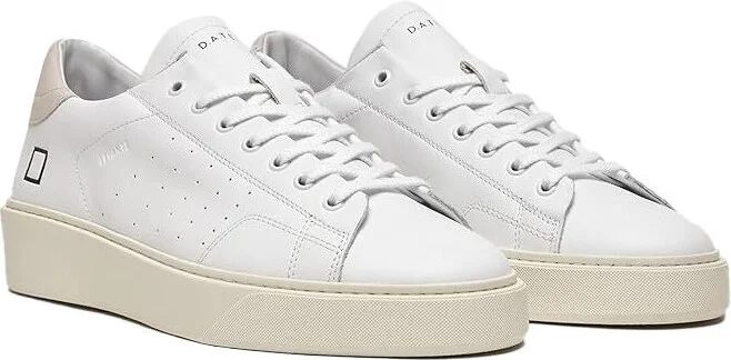 White Leather Men's Sneaker - Image 2