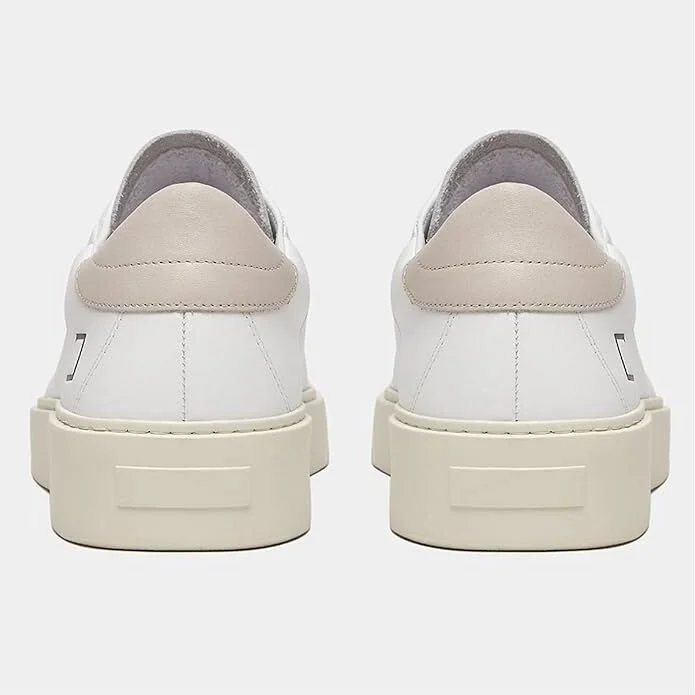 White Leather Men's Sneaker - Image 3