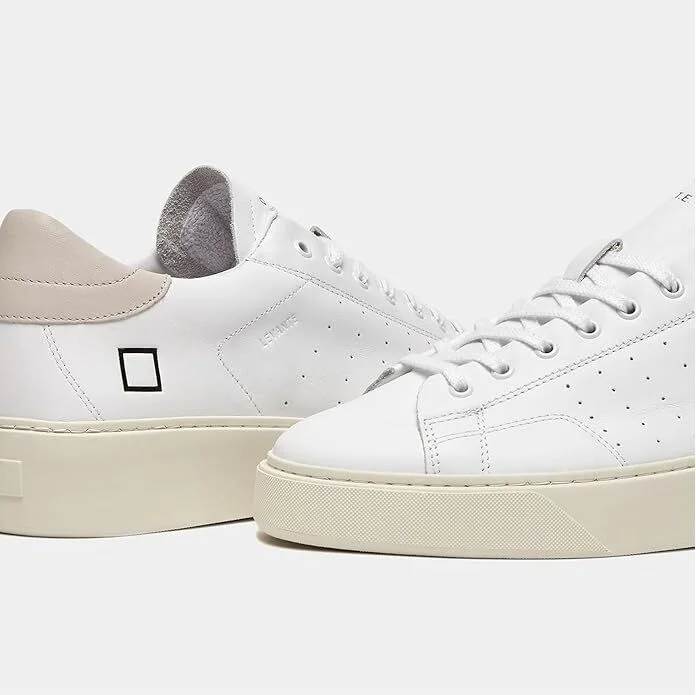 White Leather Men's Sneaker - Image 5