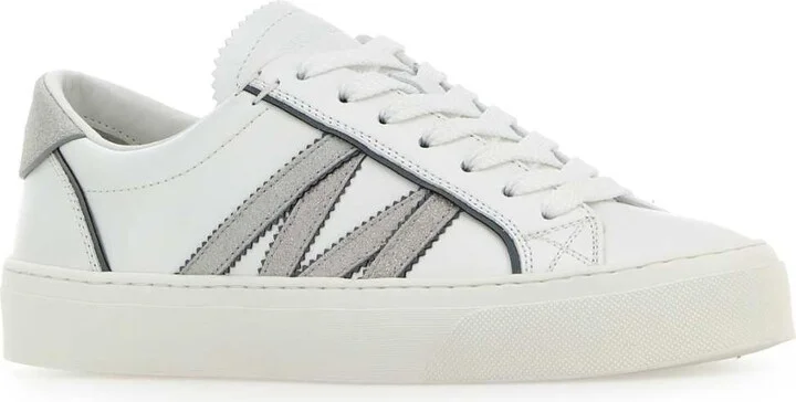White Leather Monaco2 Sneakers - Image 2