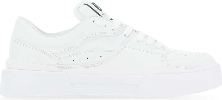 White Leather New Roma Sneakers