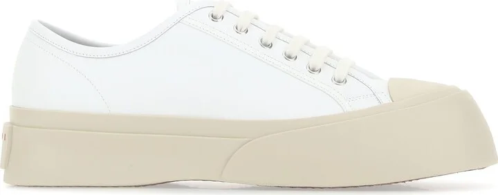 White leather Pablo sneakers