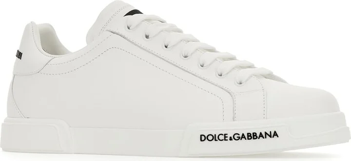 White Leather Portofino Sneakers - Image 2