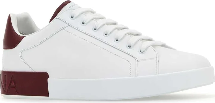 White Leather Portofino Sneakers - Image 2