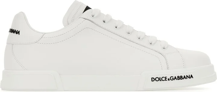 White Leather Portofino Sneakers