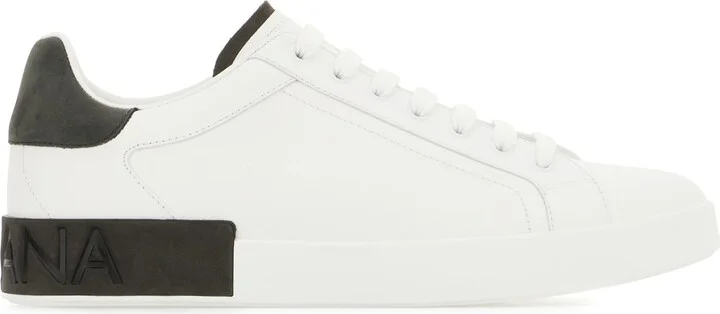 White Leather Portofino Sneakers