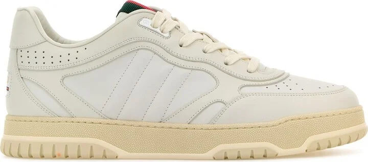 White leather Re-Web sneakers