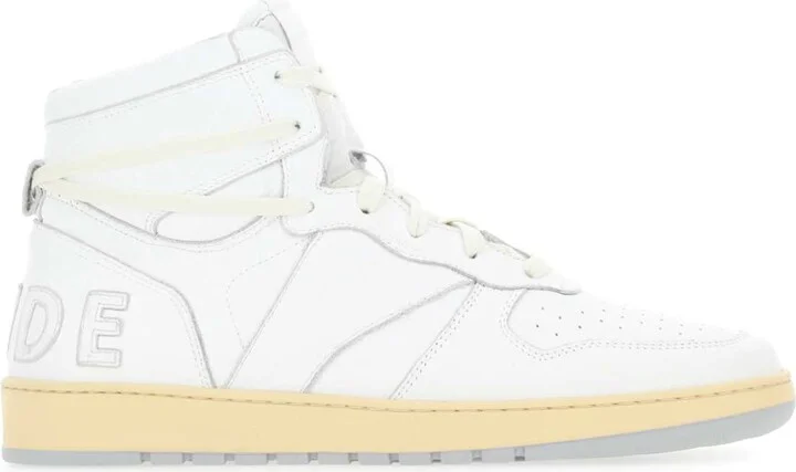 White Leather Rhecess Sneakers