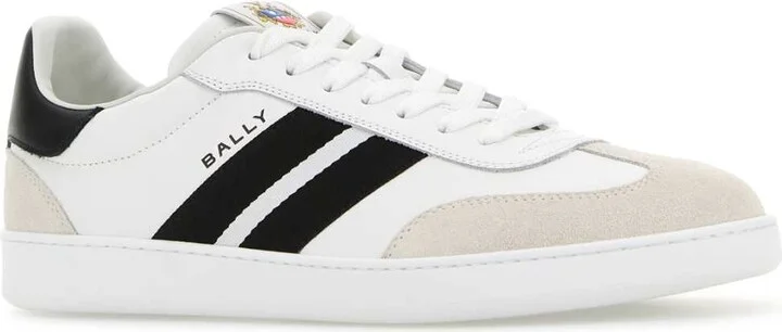 White Leather Roget Sneakers - Image 2
