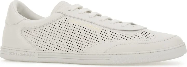 White Leather Saint Tropez Sneakers - Image 2