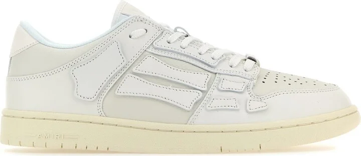 White leather Skel sneakers