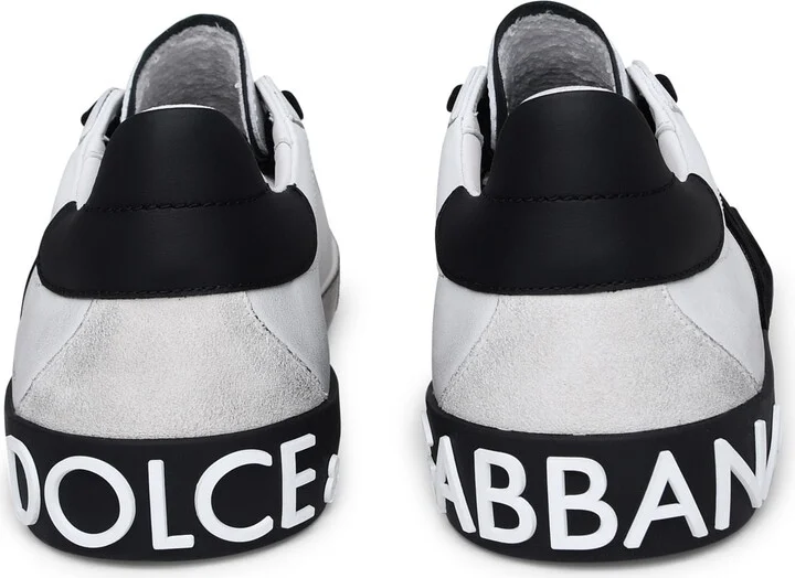 White Leather Sneakers - Image 4