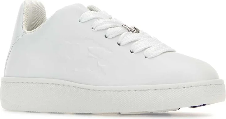 White Leather Sneakers - Image 2