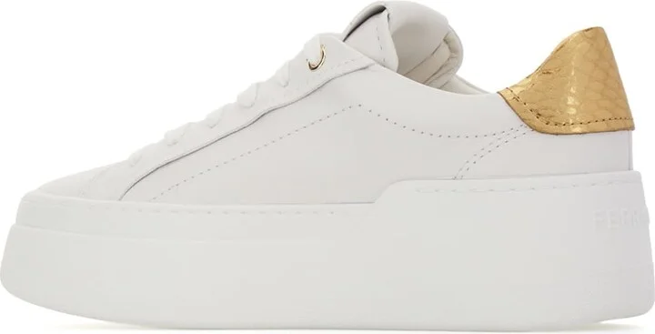 White Leather Sneakers - Image 3