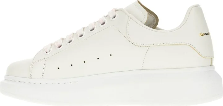 White Leather Sneakers - Image 3