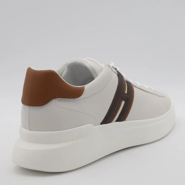 White Leather Sneakers - Image 2