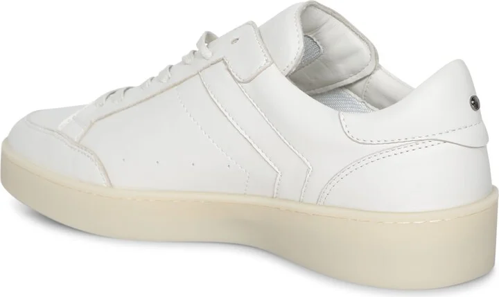 White Leather Sneakers - Image 3