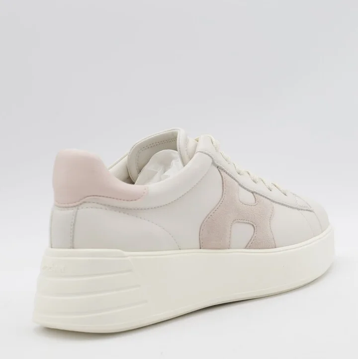 White Leather Sneakers - Image 2