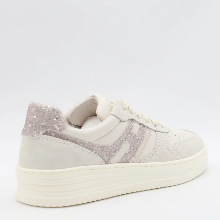 White Leather Sneakers - Image 2