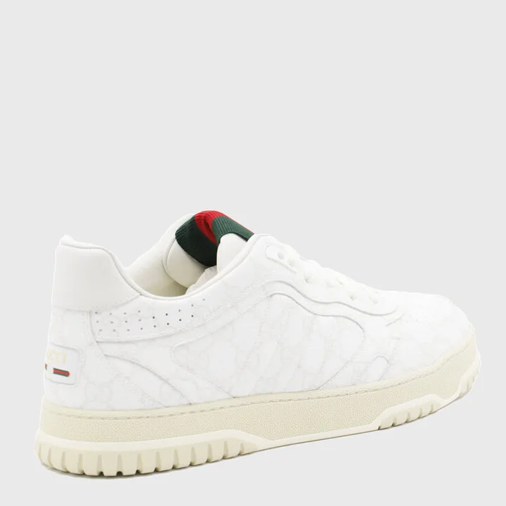 White Leather Sneakers - Image 2