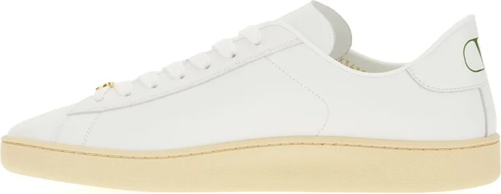 White Leather Sneakers - Image 3