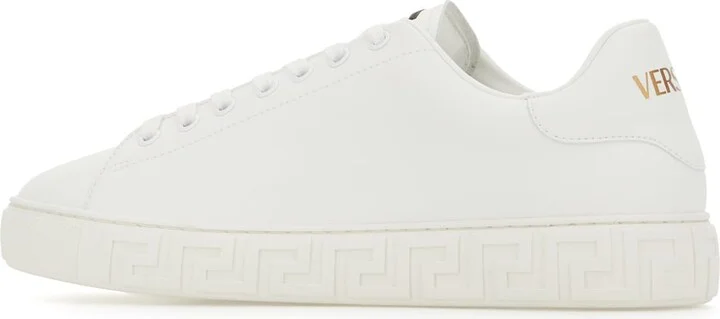White Leather Sneakers - Image 3