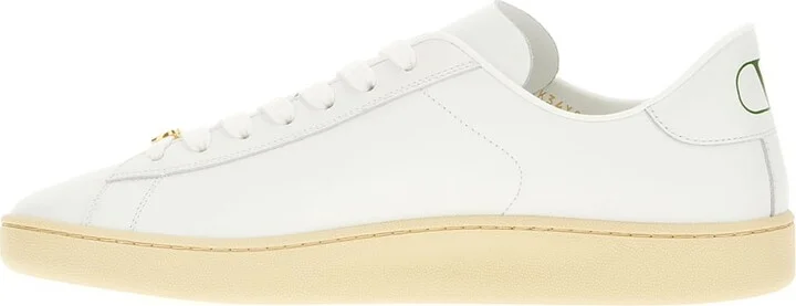 White Leather Sneakers - Image 3