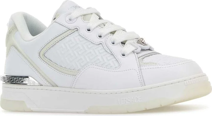 White Leather Sneakers - Image 2