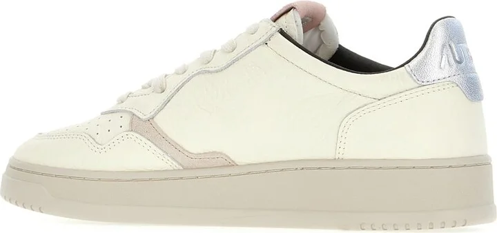 White Leather Sneakers - Image 3
