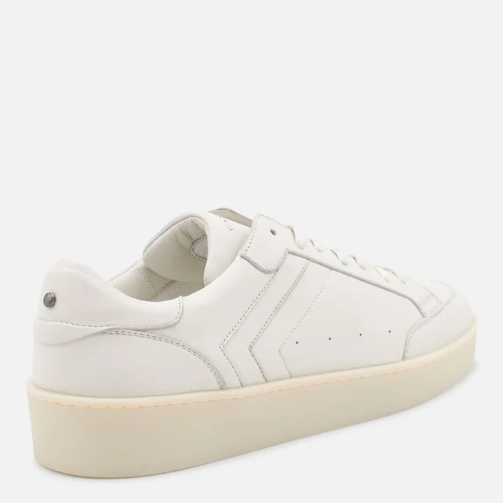 White Leather Sneakers - Image 3