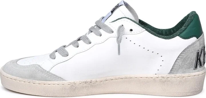 White Leather Sneakers - Image 3
