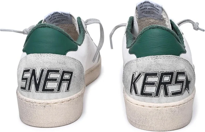 White Leather Sneakers - Image 4
