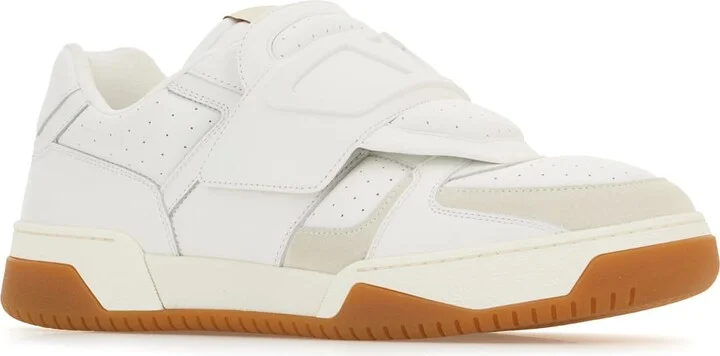 White Leather Sneakers - Image 2