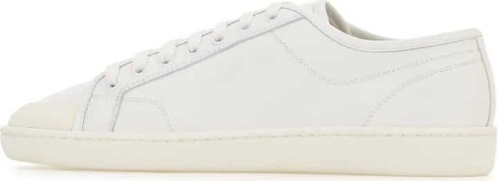White Leather Sneakers - Image 3