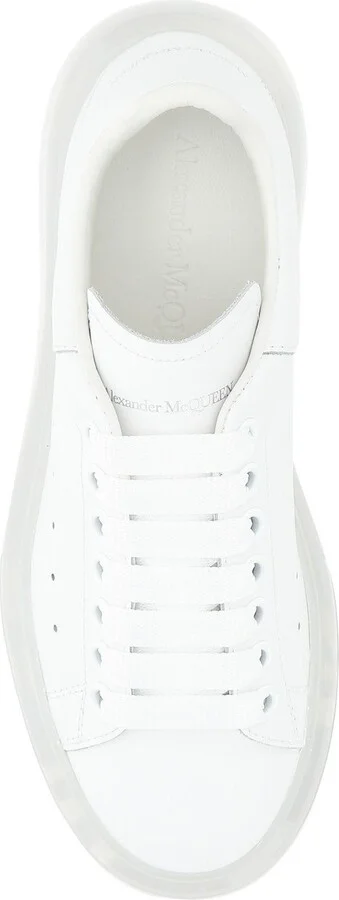White Leather Sneakers - Image 4