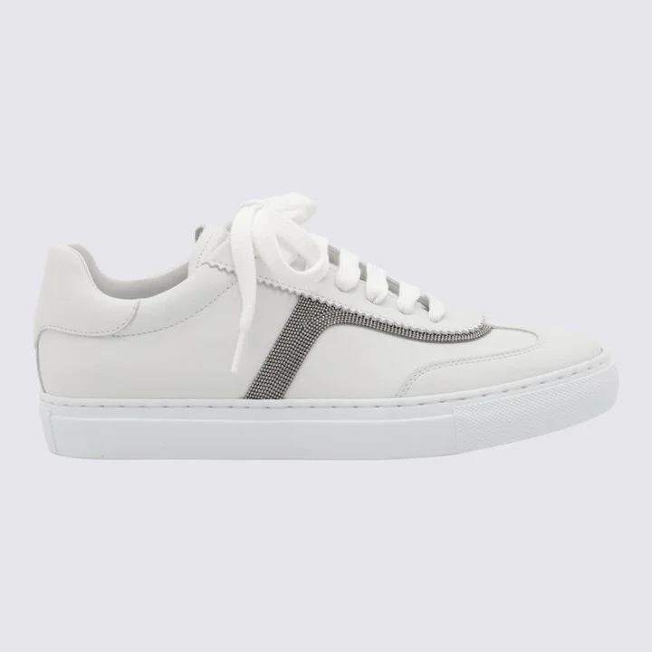 White Leather Sneakers