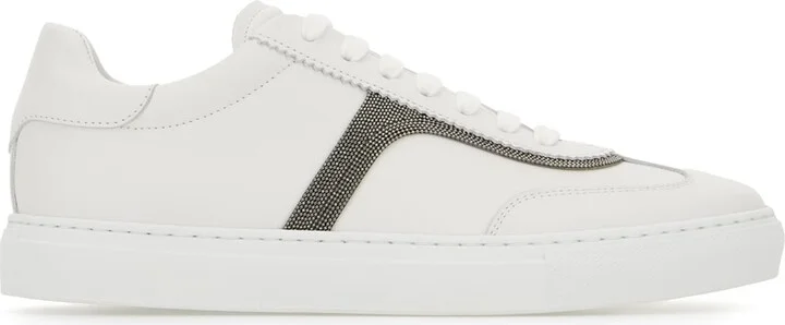 White Leather Sneakers