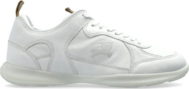 White leather sneakers