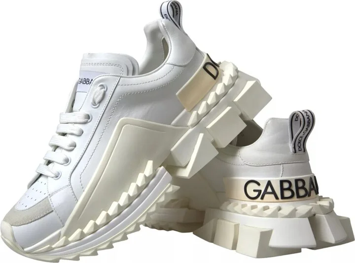 White Leather Super Queen Women Women's Sneakers (Pre-Owned) - Image 3