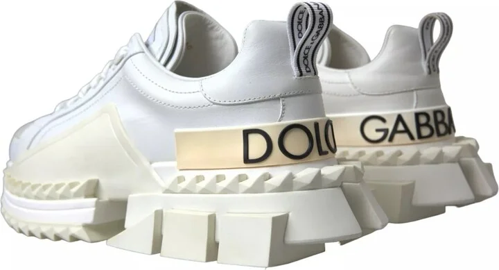 White Leather Super Queen Women Women's Sneakers (Pre-Owned) - Image 6
