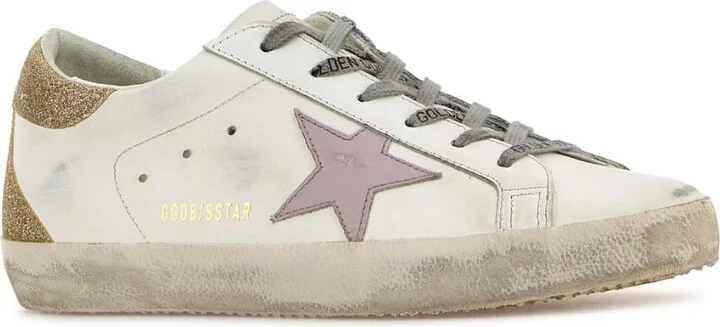 White Leather Super Star Classic Sneakers - Image 2