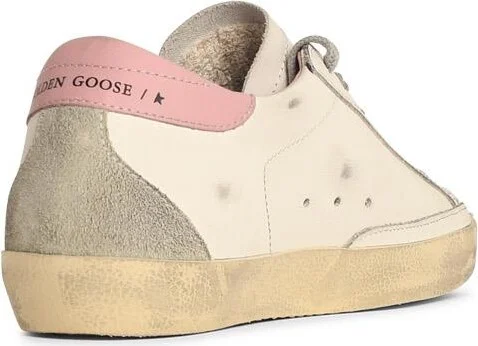 White Leather Superstar Sneakers - Image 3